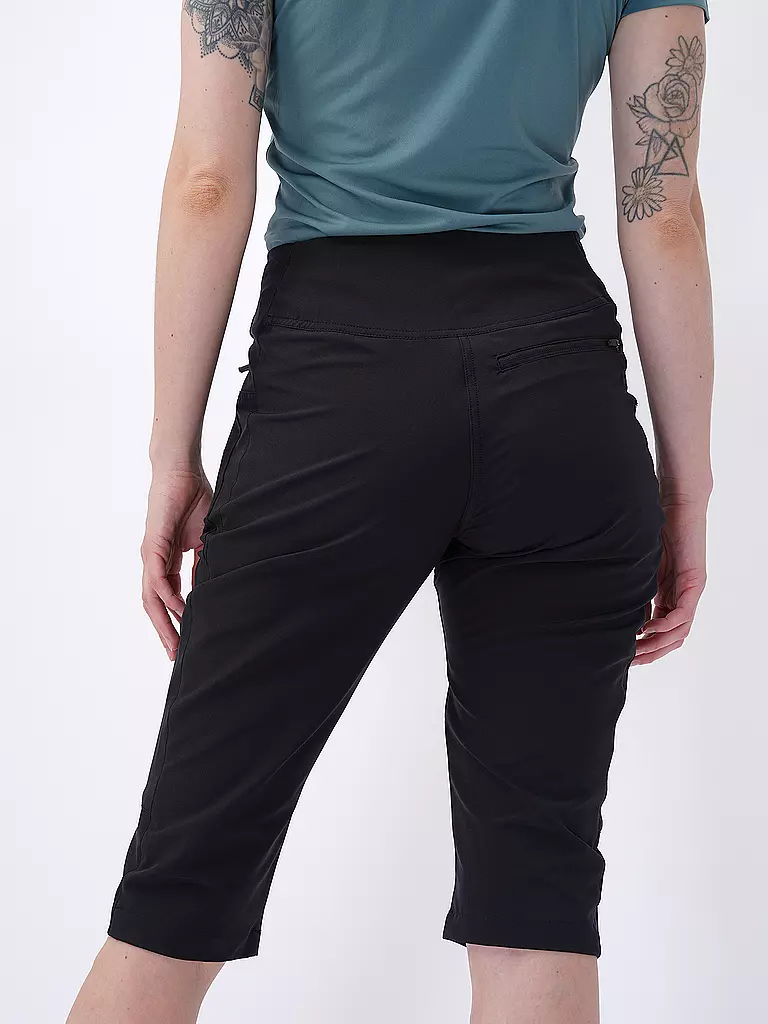 MAIER SPORTS | Damen Short Kluane 3/4 | schwarz
