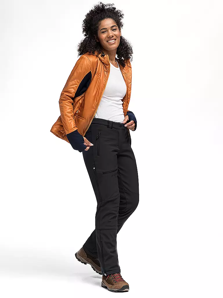 MAIER SPORTS | Damen Wanderhose Adakit  mit Schneefang | schwarz