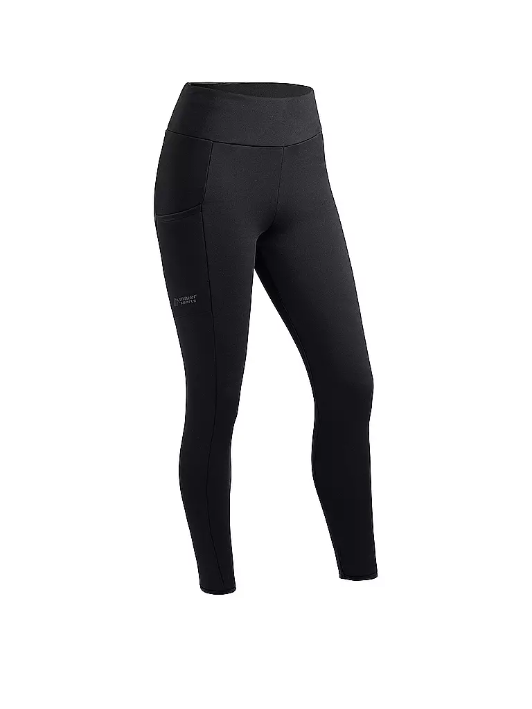 MAIER SPORTS | Damen Wandertight WinterWrap | schwarz