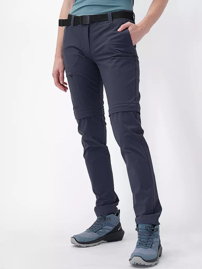 MAIER SPORTS | Damen ZipOff-Wanderhose Inara Slim Zip | schwarz