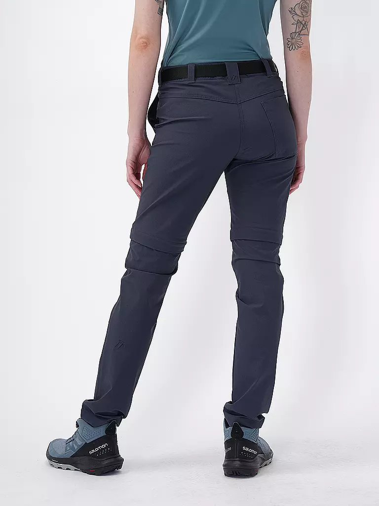 MAIER SPORTS | Damen ZipOff-Wanderhose Inara Slim Zip | schwarz