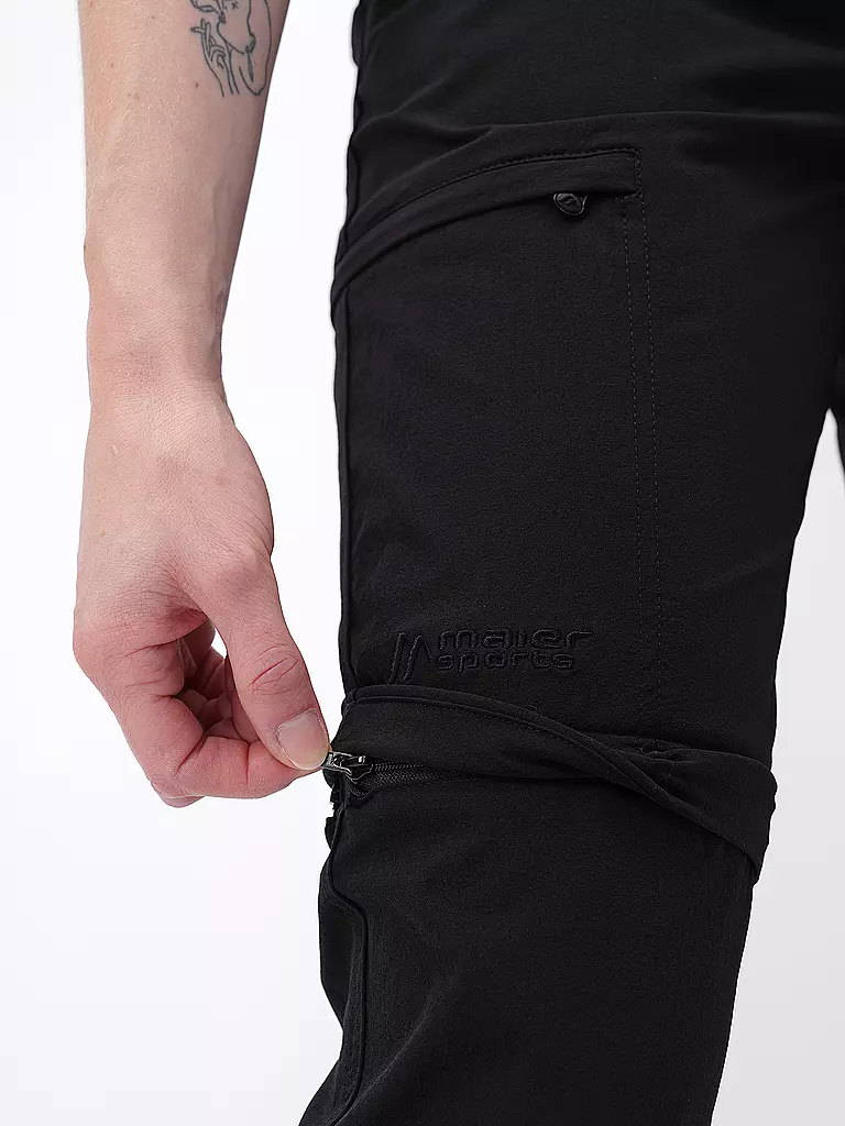 MAIER SPORTS | Damen ZipOff-Wanderhose Inara Slim Zip | grau