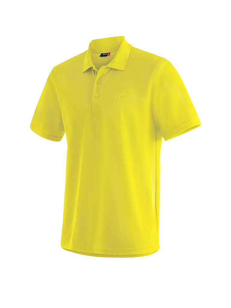 MAIER SPORTS | Herren Funktionspolo Ulrich | gelb