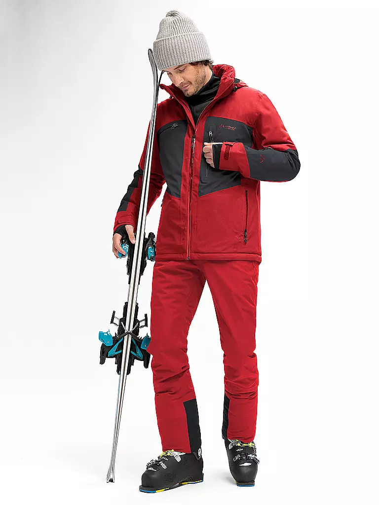 MAIER SPORTS | Herren Skihose Anton Slim 2.0 | rot