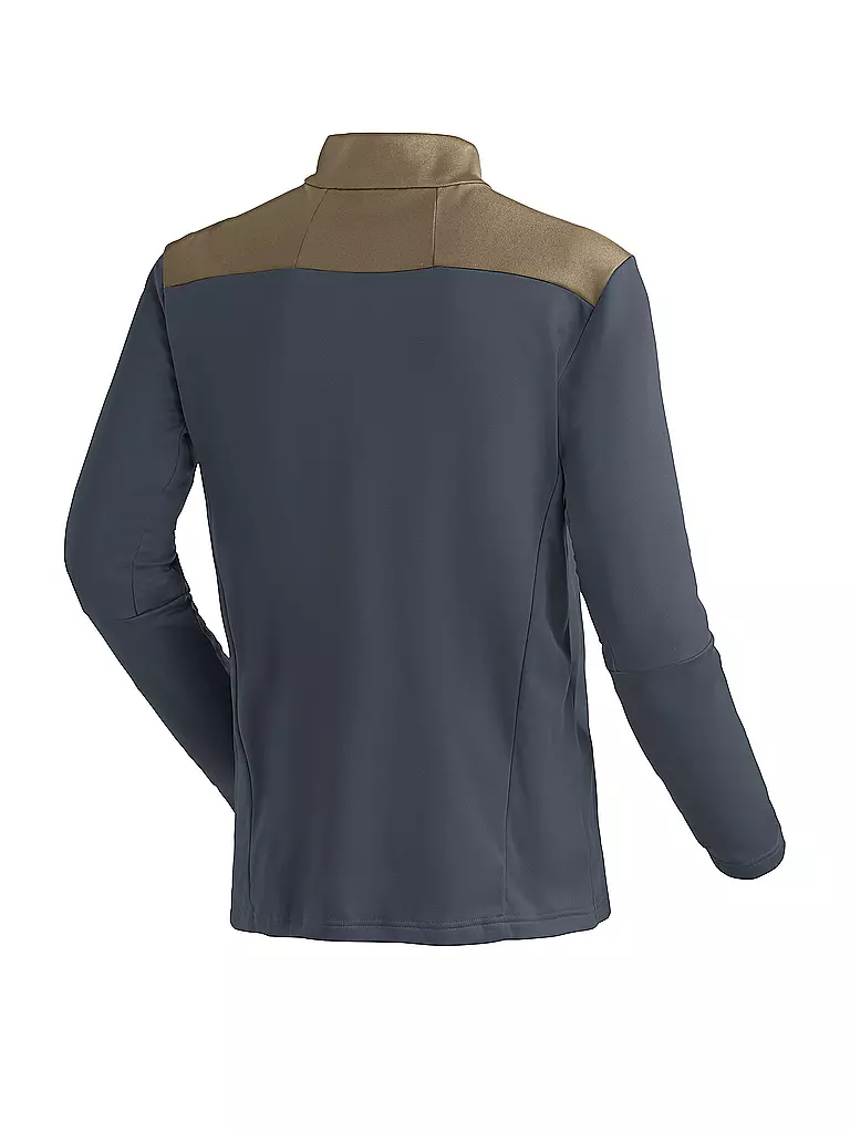 MAIER SPORTS | Herren Unterzieh Zipshirt Felian | grau