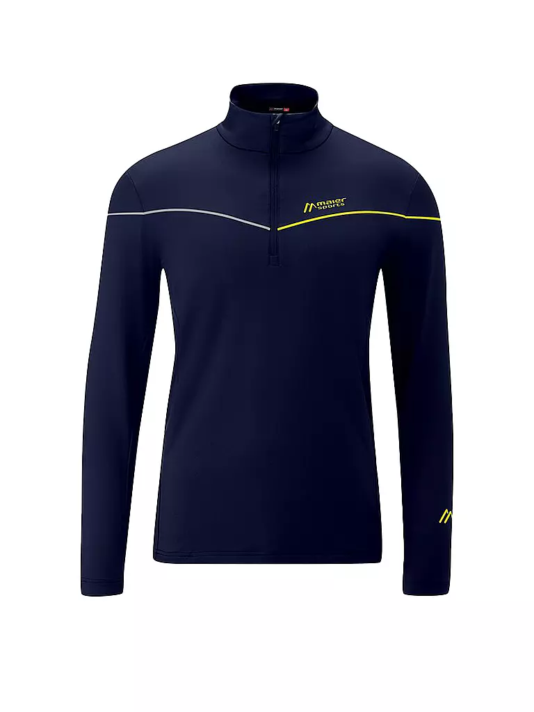 MAIER SPORTS | Herren Unterzieh Zipshirt Nago 2.0 | dunkelblau