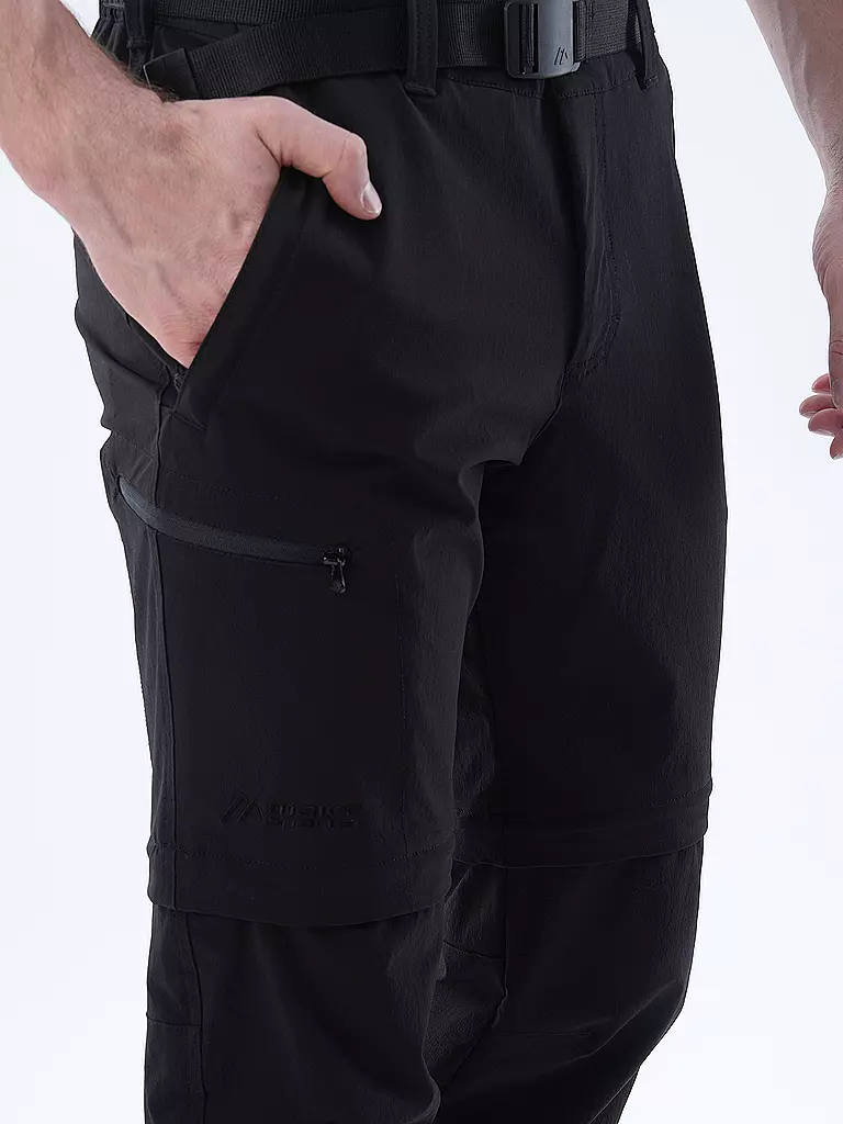 MAIER SPORTS | Herren Wanderhose Tajo2 ZipOff  | schwarz