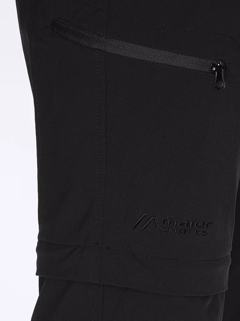 MAIER SPORTS | Herren Wanderhose Tajo2 ZipOff  | schwarz
