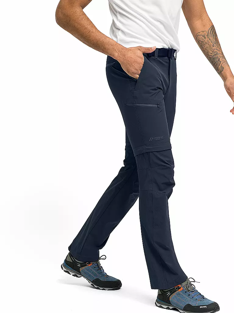 MAIER SPORTS | Herren Wanderhose Tajo2 ZipOff | dunkelblau