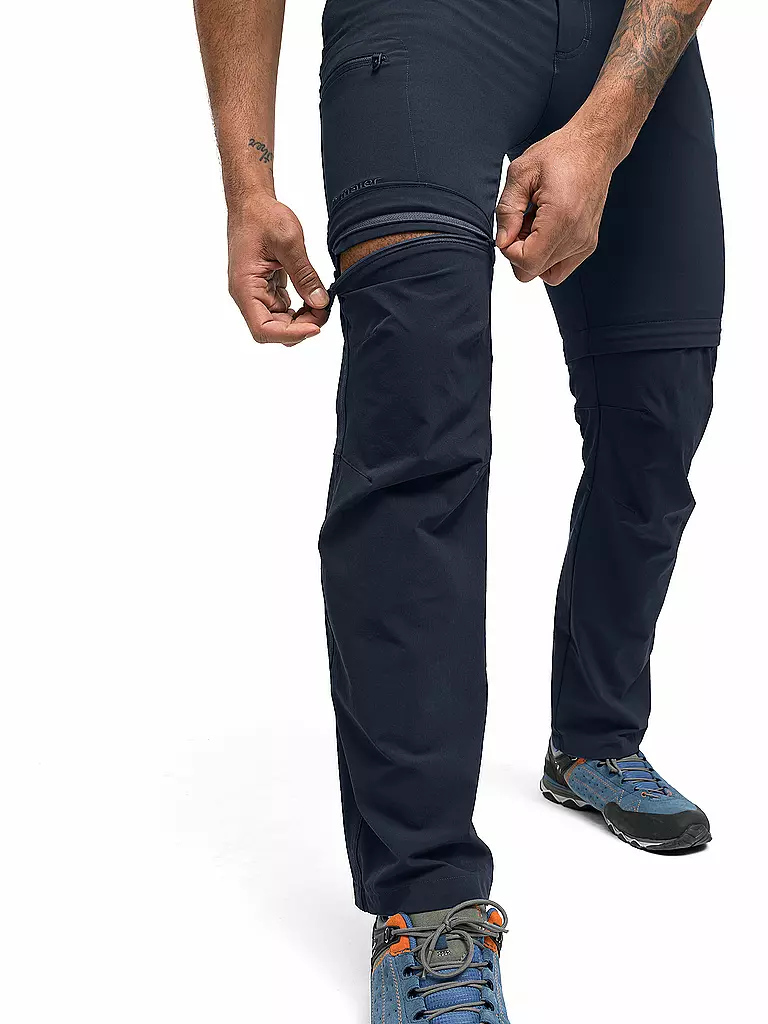 MAIER SPORTS | Herren Wanderhose Tajo2 ZipOff | dunkelblau
