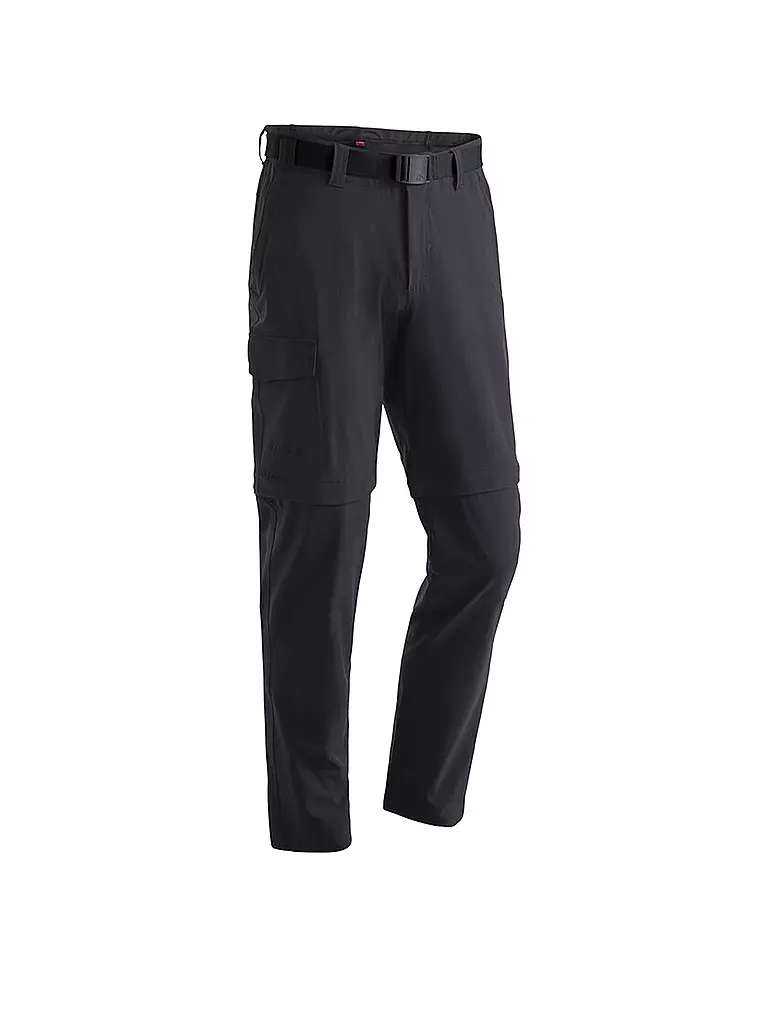 MAIER SPORTS | Herren Wanderhose Torid Slim ZipOff | schwarz