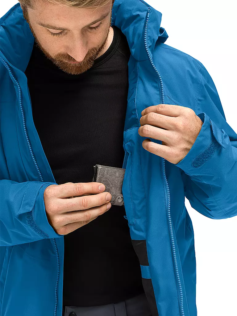 MAIER SPORTS | Herren Wanderjacke Metor Thermic Hoodie | blau