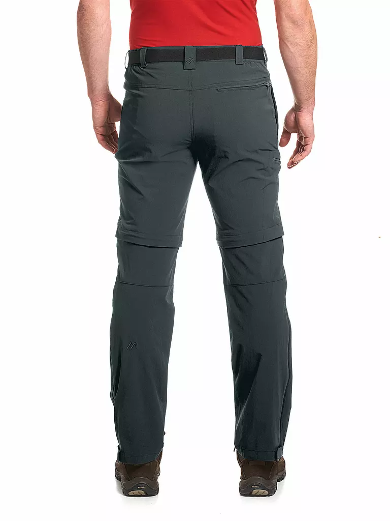 MAIER SPORTS | Herren ZippOff-Wanderhose Tajo T | schwarz
