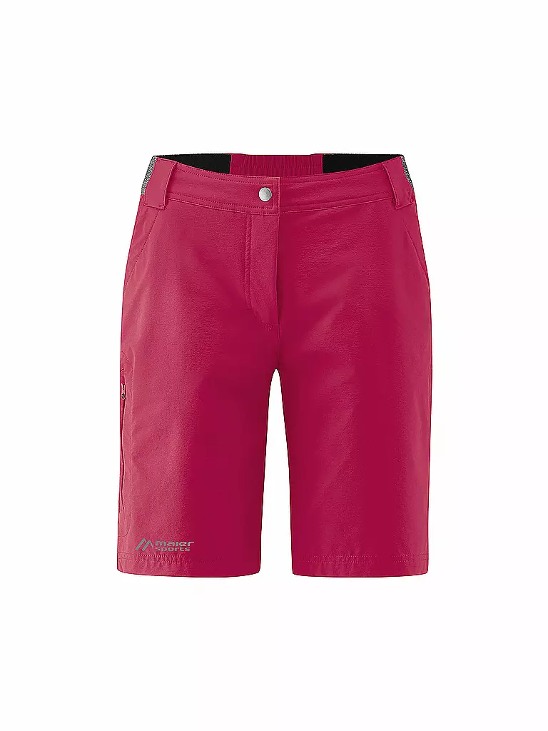 MAIER | Damen Short Norit  | rot