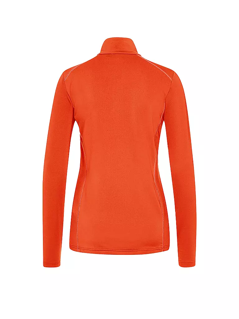 MAIER | Damen Unterzieh Zipshirt Jenna | orange