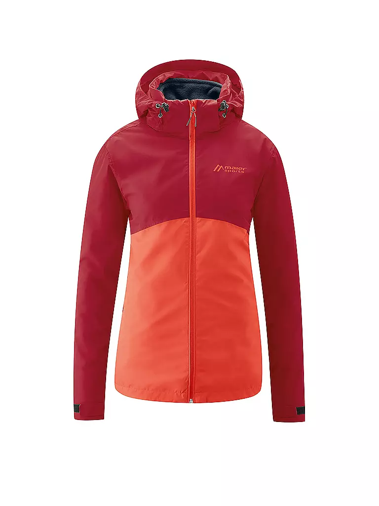 MAIER | Damen Wanderjacke Gregale DJ 3in1 | rot