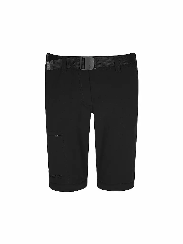 MAIER | Damen ZipOff-Wanderhose Inara Slim Zip | schwarz