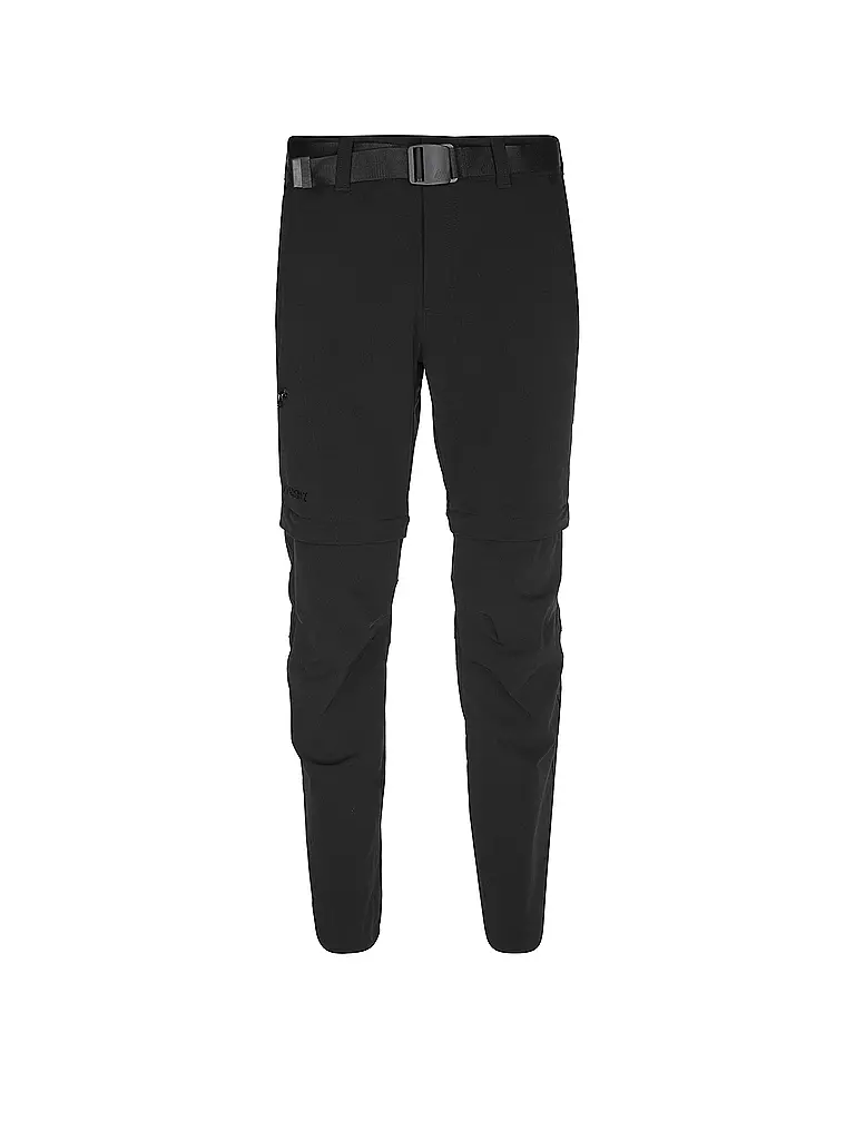 MAIER | Herren Wanderhose Tajo2 ZipOff  | schwarz