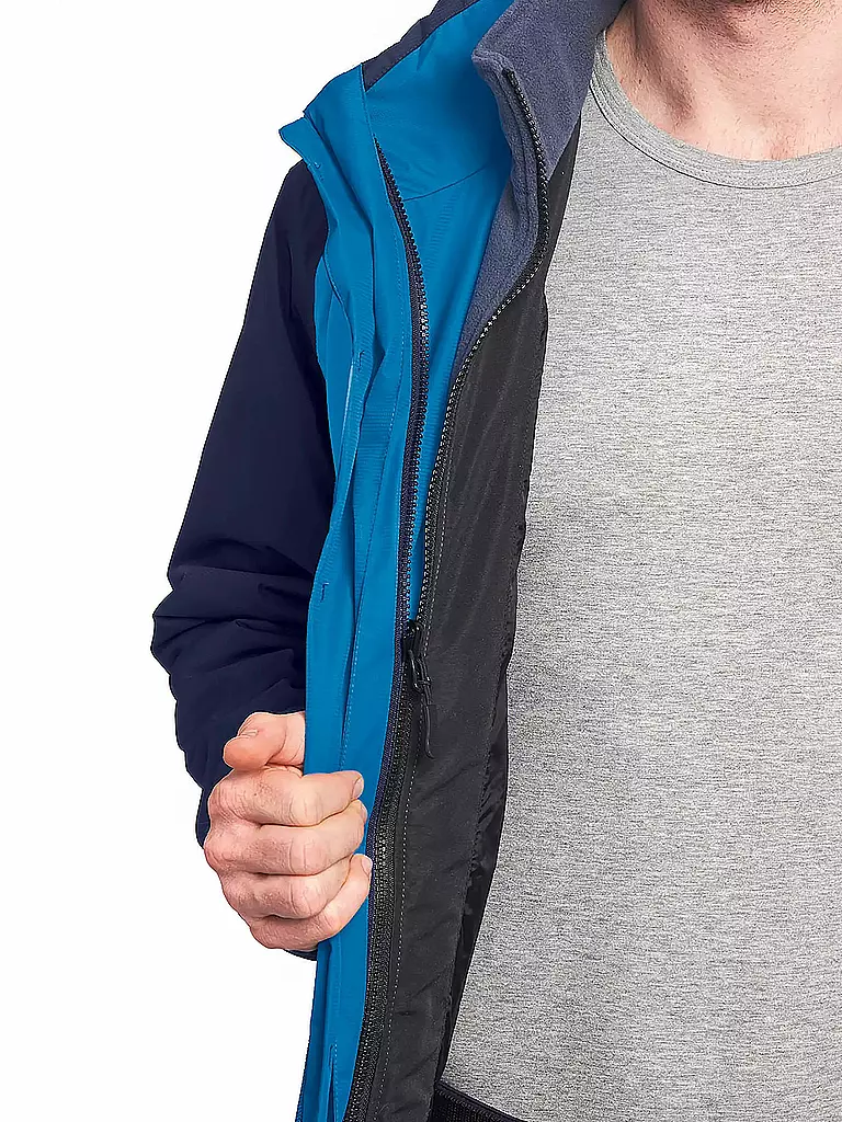 MAIER | Herren Wanderjacke Gregale DJ 3in1 | blau