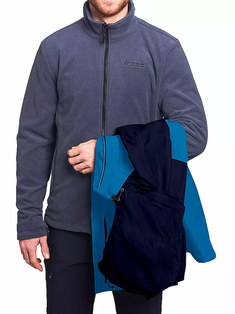 MAIER | Herren Wanderjacke Gregale DJ 3in1 | blau