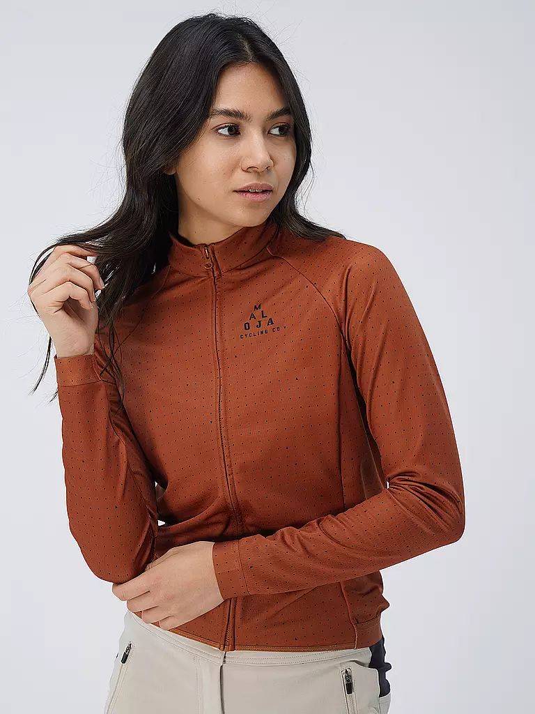 MALOJA | Damen Radtrikot SandlingM. LS | camel