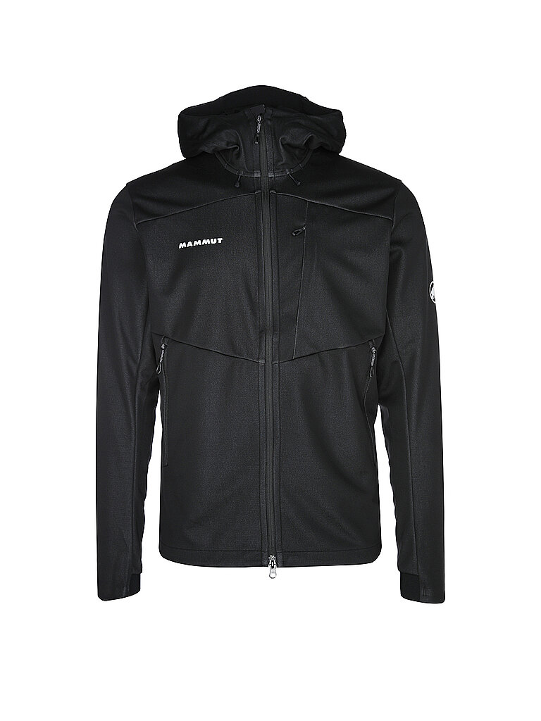 mammut MAMMUT Herren Softshelljacke Ultimate VII Hoodie schwarz | S, schwarz