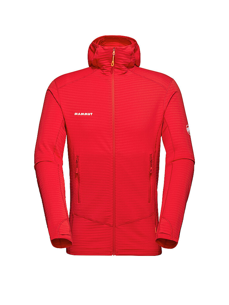 mammut MAMMUT Herren Fleecejacke Taiss Light ML Hoodie rot | L, rot