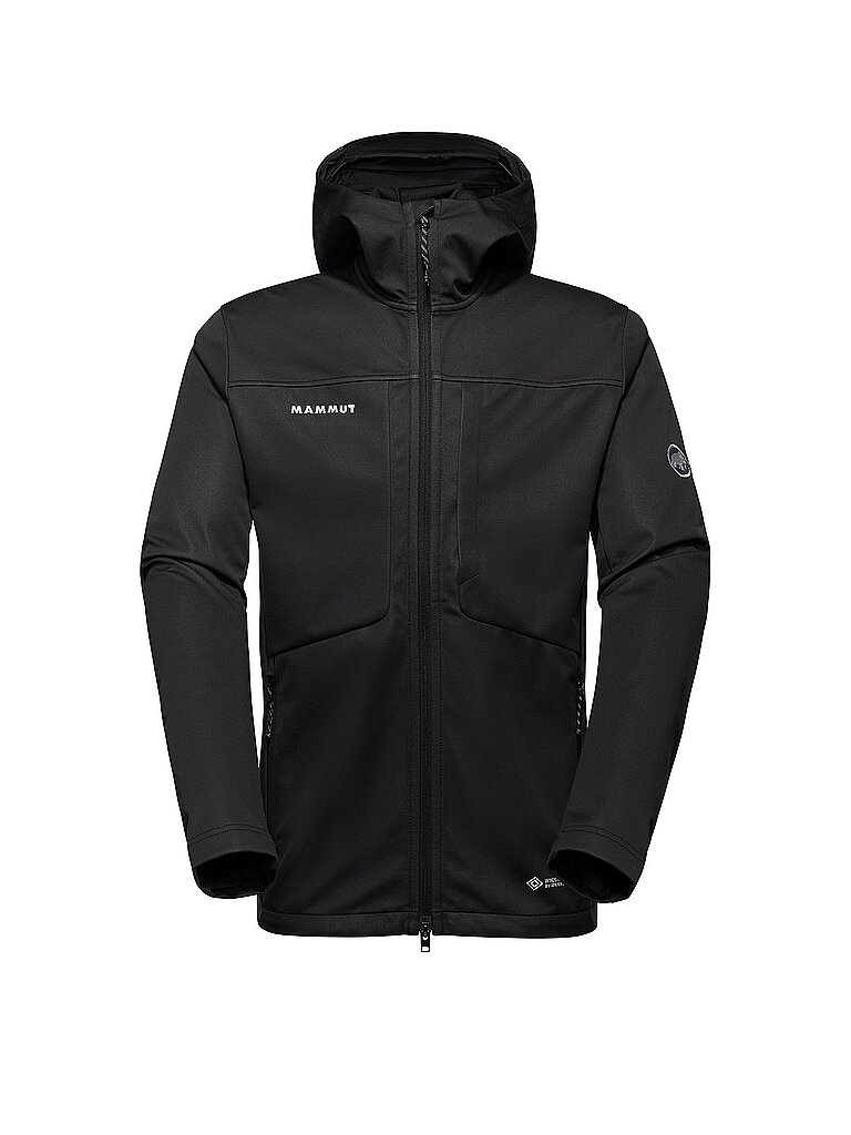 mammut MAMMUT Herren Softshell Jacke Ultimate VIII Hoodie schwarz | M, schwarz
