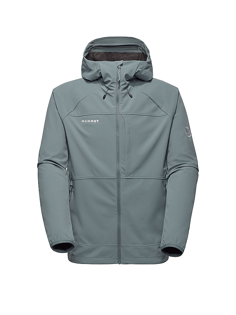 mammut MAMMUT Herren Softshelljacke Ultimate Comfort Hoodie silber | XL, silber