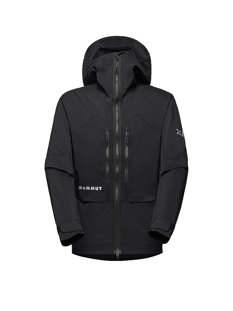 mammut MAMMUT Herren Touren Softshelljacke Eiger Nordwand Pro Hoodie schwarz | M, schwarz