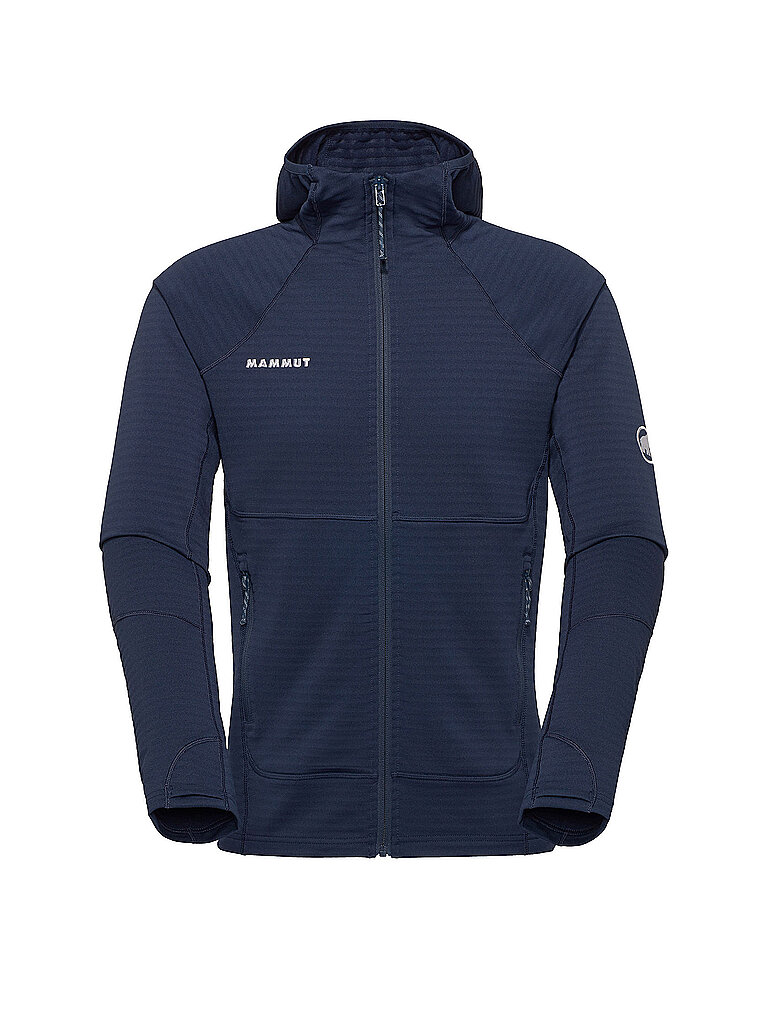 mammut MAMMUT Herren Fleecejacke Taiss Hoodie dunkelblau | M, dunkelblau