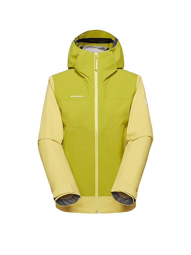 MAMMUT Damen Wanderjacke Crag 2,5L Hoodie gold | XL