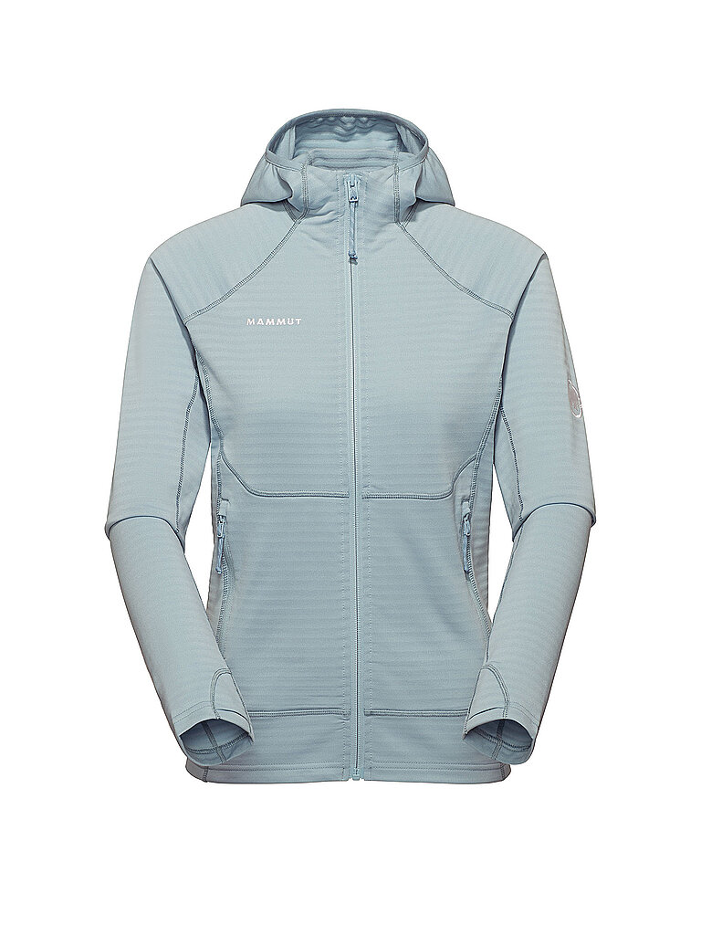 mammut MAMMUT Damen Fleecejacke Taiss Hoodie hellblau | S, hellblau