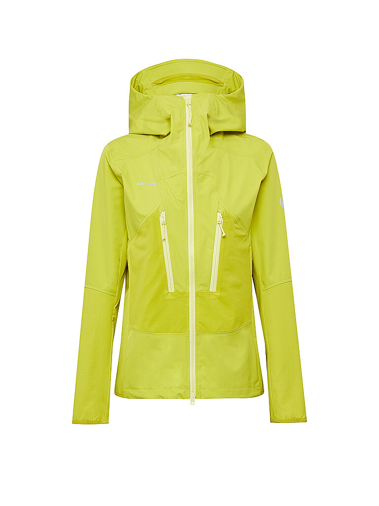 mammut MAMMUT Damen Softshell Hybridjacke Aenergy Pro Hoodie gelb | S, gelb