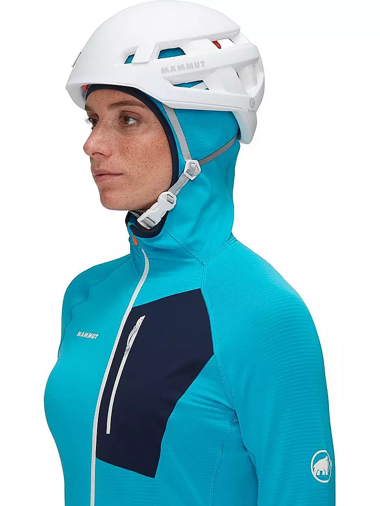 MAMMUT | Damen Fleecejacke Aenergy Light ML Hoodie | hellblau