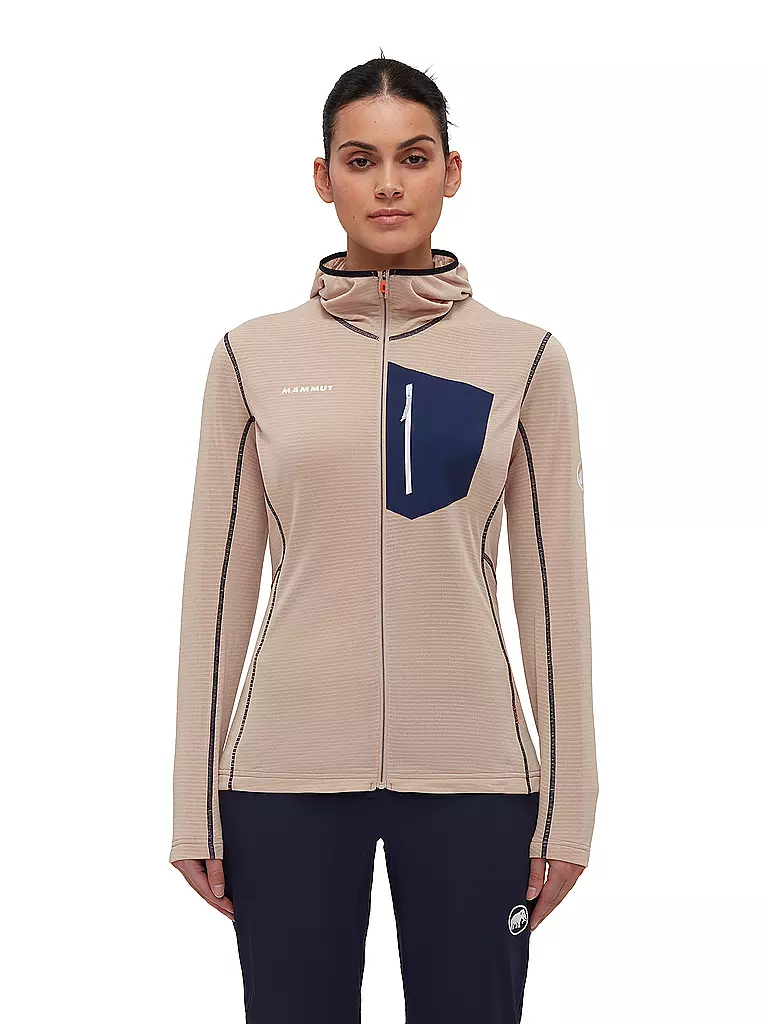 MAMMUT | Damen Fleecejacke Aenergy Light Polartec Hoodie | dunkelblau