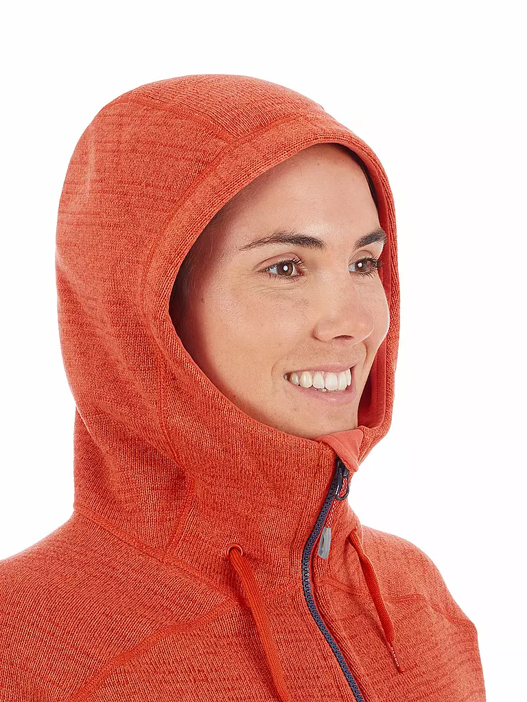 MAMMUT | Damen Fleecejacke Arctic Hoody | orange