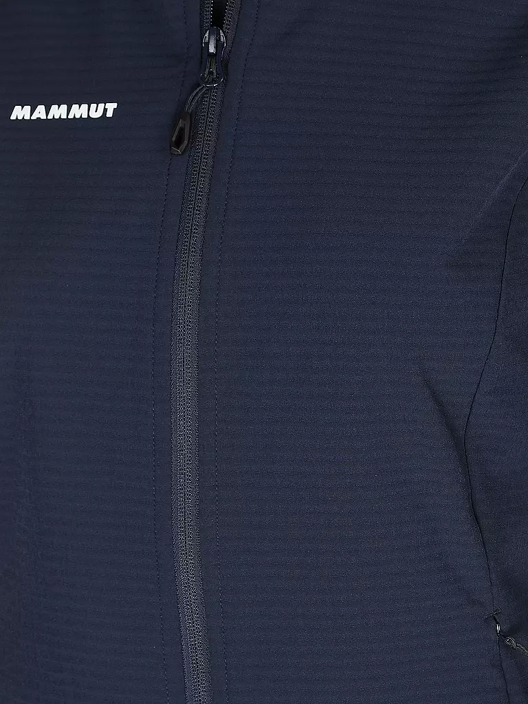 MAMMUT | Damen Fleecejacke Madris Light ML Hooded  | dunkelblau