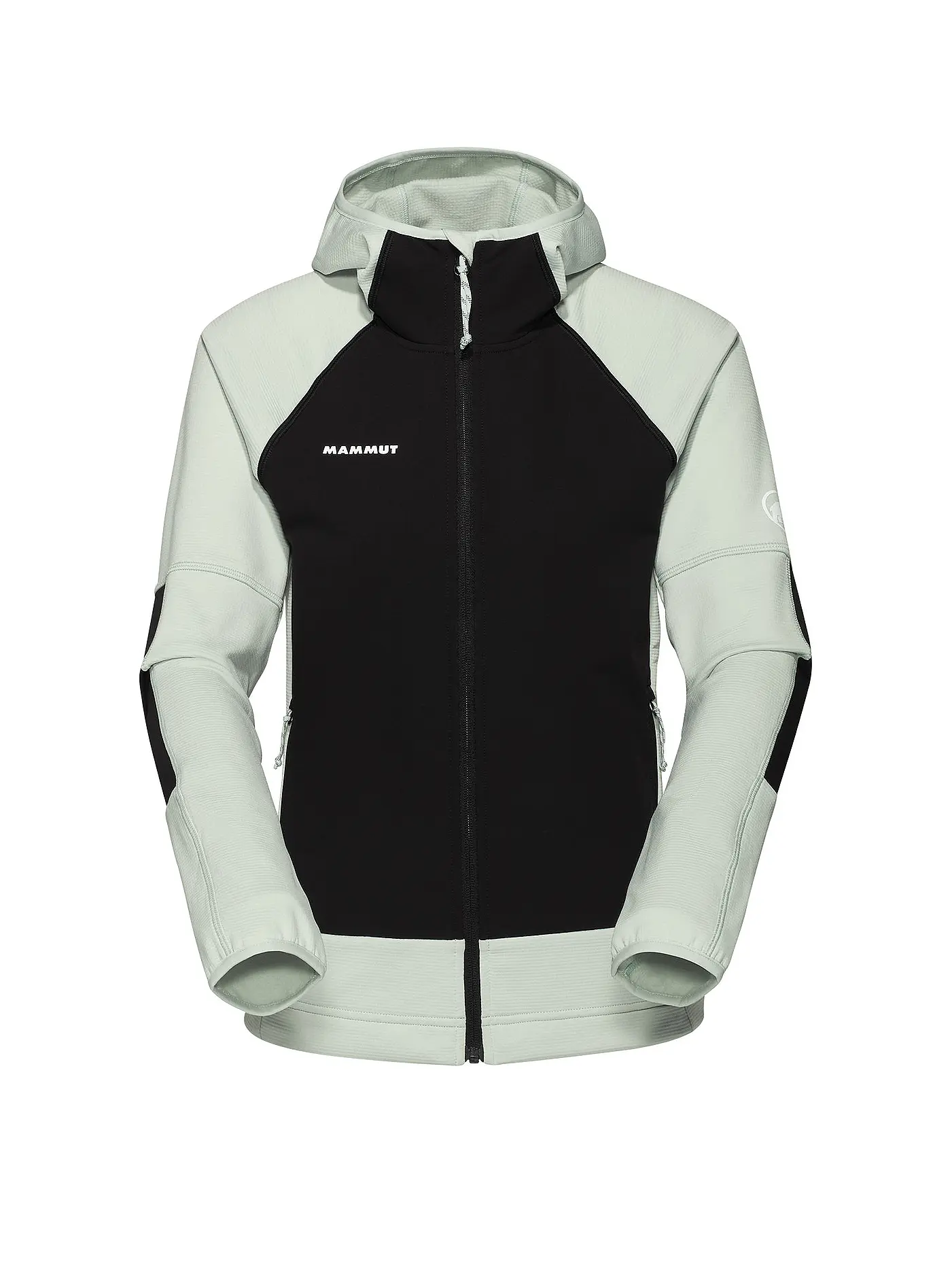 MAMMUT | Damen Fleecejacke Massone Hoodie | hellgrün