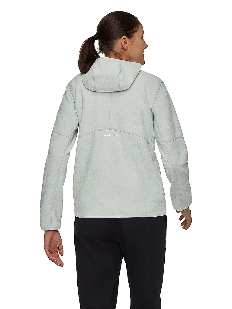 MAMMUT | Damen Fleecejacke Tamaro Hoodie | hellgrün
