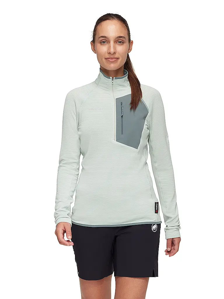 MAMMUT | Damen Funktions Zipshirt Aenergy Light | hellgrün