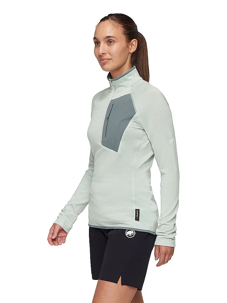 MAMMUT | Damen Funktions Zipshirt Aenergy Light | hellgrün