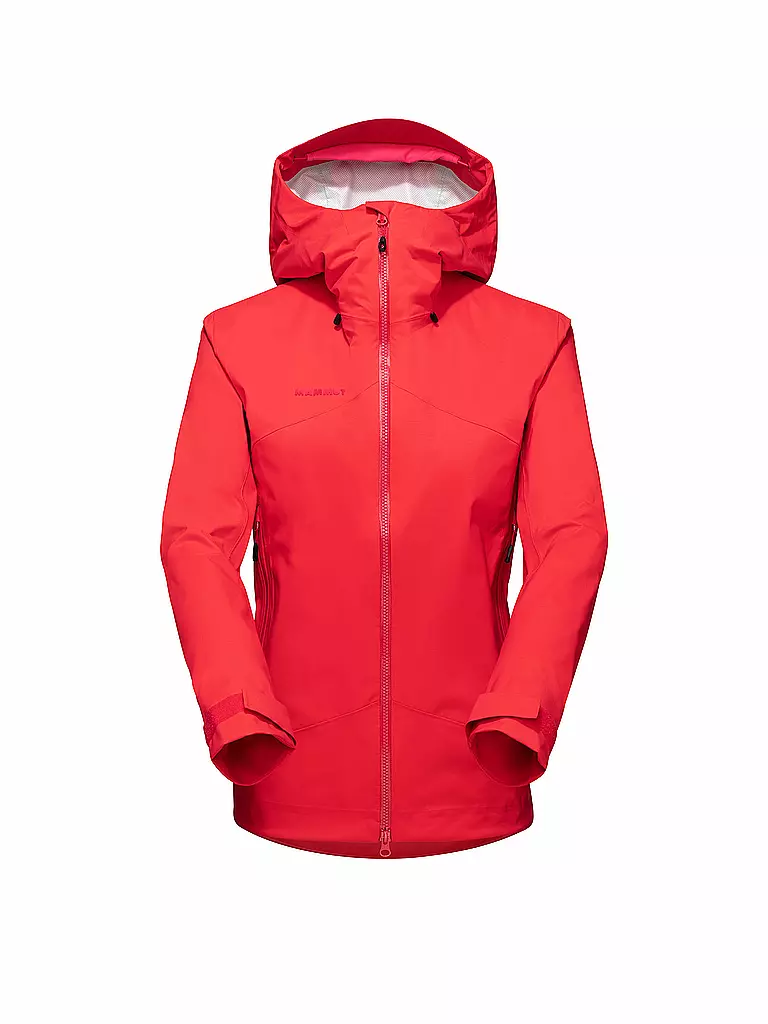 MAMMUT | Damen Hardshell-Jacke Kento Hooded | rot