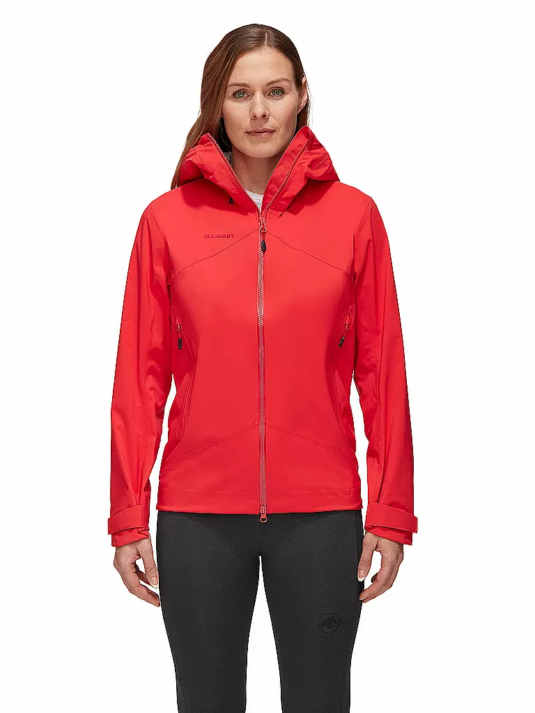 MAMMUT | Damen Hardshell-Jacke Kento Hooded | rot