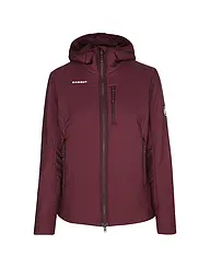 MAMMUT | Damen Isojacke Rime Hoodie | dunkelrot