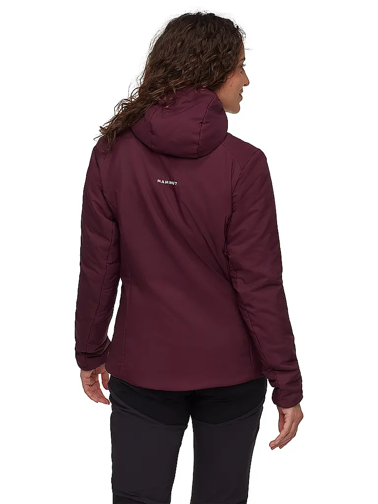 MAMMUT | Damen Isojacke Rime Hoodie | dunkelrot