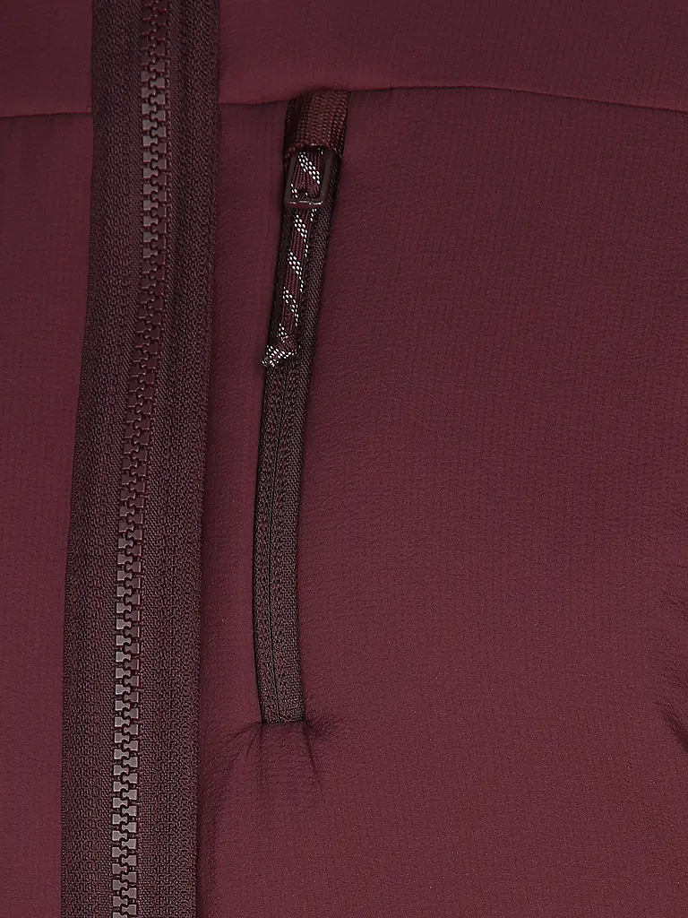 MAMMUT | Damen Isojacke Rime Hoodie | dunkelrot