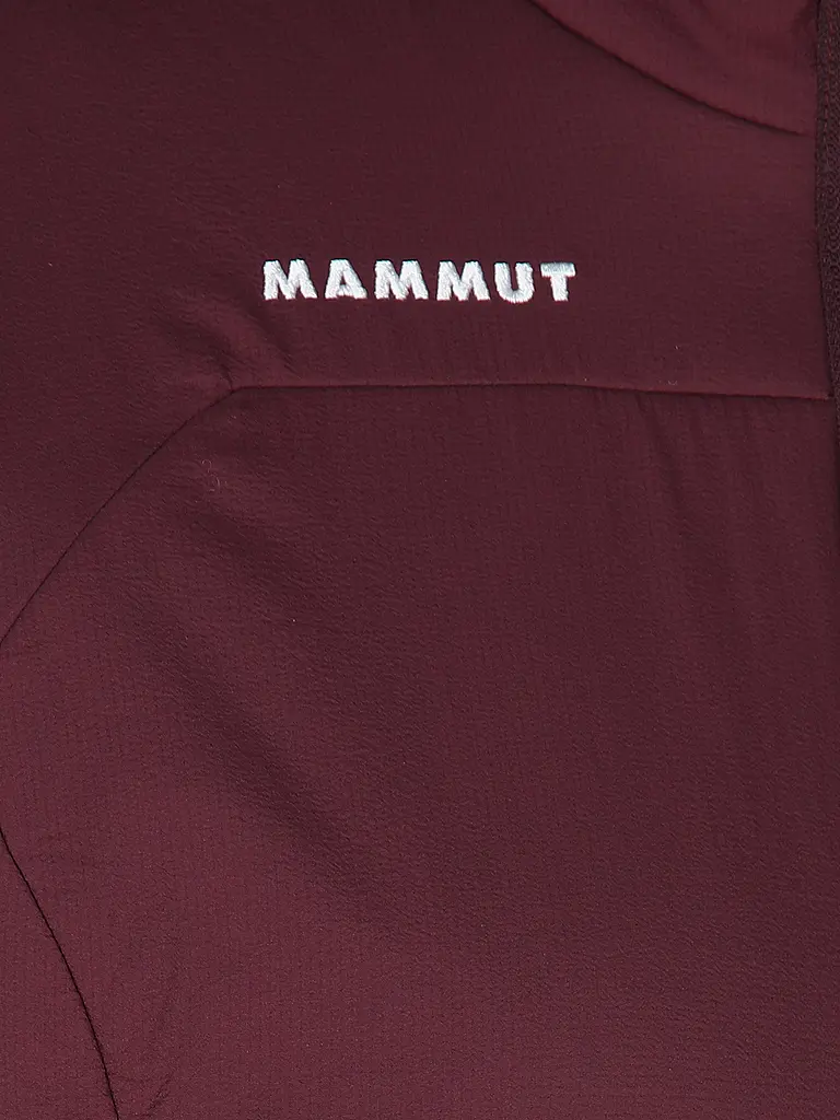 MAMMUT | Damen Isojacke Rime Hoodie | dunkelrot