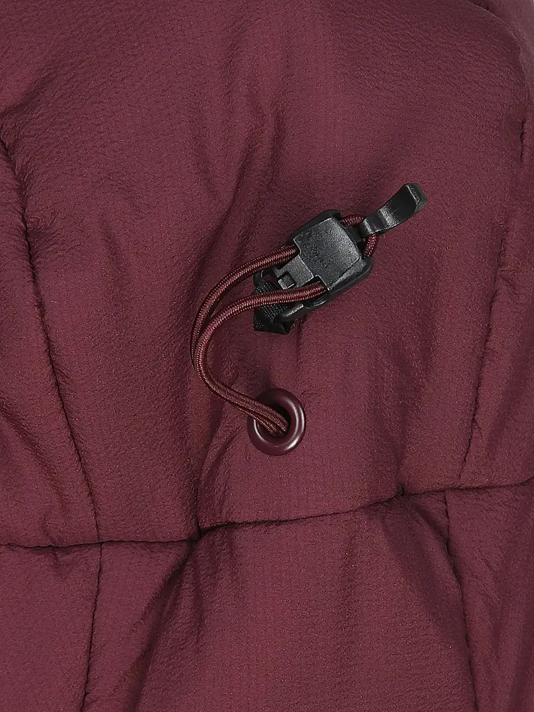 MAMMUT | Damen Isojacke Rime Hoodie | dunkelrot