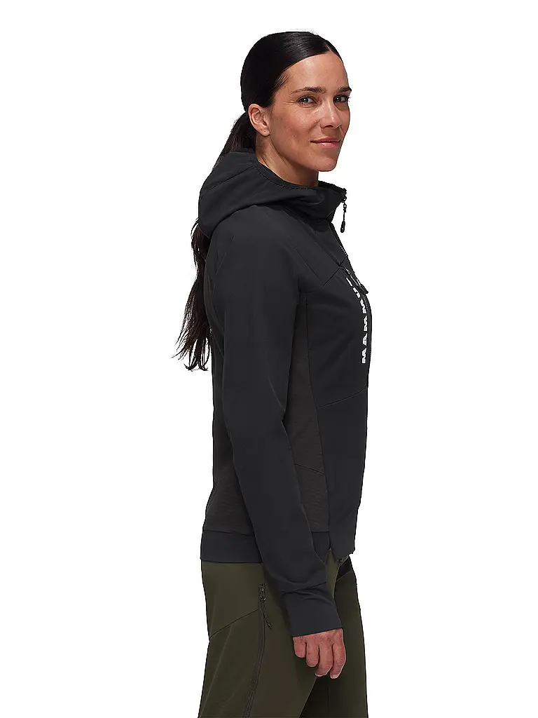 MAMMUT | Damen Softshell Hybridjacke Aenergy SO Hooded | schwarz